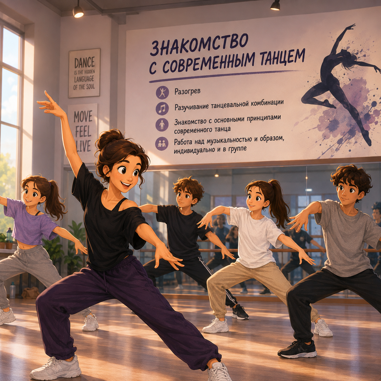 Знакомство с современным танцем